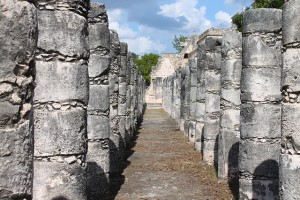 Temple of Warriors, columns